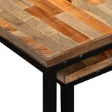  Set od 2 Uklapajuća Stolića od Obnovljene Tikovine | Eponuda.com
