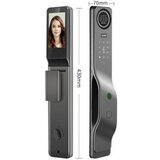 Smart Nest Face recognition automatska pametna brava sa video nadzorom i video interfonom Cene