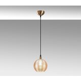 Opviq lights Oker rumena/v zlati barvi viseča svetilka s steklenim senčilom ø 15 cm Muzo – | Shoptok.si