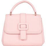 Shelvt Light pink small handbag with gold elements | shoptok.hr