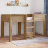  Krevet na kat za djecu s pohranom Umjetnički hrast 90 x 200 cm | shoptok.hr