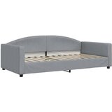  Dnevni krevet s madracem svjetlosivi 100 x 200 cm od tkanine | Eponuda.com
