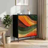  Kreveta BONN Crni hrast 69 x 33 x 76 cm Konstruirano drvo | shoptok.hr