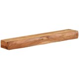 vidaXL Stenske police 2 kosa 80x17x8 cm masivni les akacija | Shoptok.si