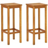 vidaXL 3-dijelni balkonski barski set od masivnog bagremovog drva | shoptok.hr