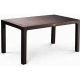  Bastenski sto ratan golf 75x125 braon ( 0000472 ) cene