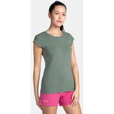 Kilpi Women's cotton T-shirt PROMO-W Dark green | shoptok.hr