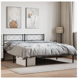 vidaXL okvir za krevet s uzglavljem crni 150x200 cm | shoptok.hr