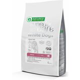 Natures_Protection suva hrana za pse bele i svetle dlake grain free white fish junior 4kg Cene