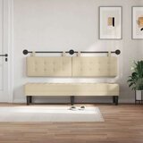  Držeće uzglavlje Zidne Krema 190 x 55 x 5 cm tkanina - Krema 180 cm bez LED | shoptok.hr