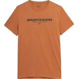 4f MEN´S T-SHIRT Muška majica, smeđa, veličina | shoptok.hr