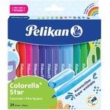 Pelikan 822312 BARVNI FLOMASTER ZA ŠOLO COLORELLA STAR 24 BARV V MEMBRANI Cijene