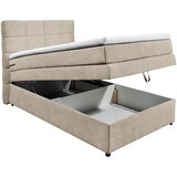 MID.YOU POSTELJA BOXSPRING 120 cm x 200 cm , tekstil peščene barve | Shoptok.si