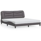  The Living Store Posteljni okvir z vzglavjem siv 180x200 cm umetno usnje - Posteljni Okvir, (21502711) | Shoptok.si
