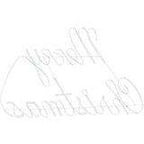 vidaXL Božični znak med 216 LED Rdeča 99 x 55 x 13 cm elezo | Shoptok.si