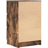  Noćni ormarić s 3 ladice dimljeni hrast 39x35x65 cm | shoptok.hr