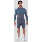 GymBeam OG1 Seamless Longsleeve Grey/Blue XL | Eponuda.com