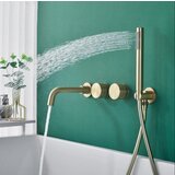  Luksuzna ugradbena slavina za kadu BBTC1658 | ELITE EDITION - Nordijski stil<span> - </span>Brušeno zlato | shoptok.hr