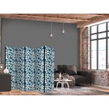  Paravan - Rose Vines - Monochromatic Blue Birds Resting Among Roses | shoptok.hr