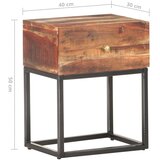  Noćni ormarić 40x30x50 cm, sirovo drvo akacije | Eponuda.com