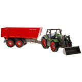  Traktor s crvenom prikolicom na daljinsko upravljanje u mjerilu 1:28 | shoptok.hr