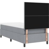  s opruga kutije Svijetlo siva 80 x 200 cm tkanina | shoptok.hr
