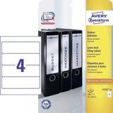 Avery Zweckform Etikete za široke registratorje 192 x 61 mm 1/25 Cene
