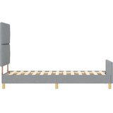  Krevetna konstrukcija Svjetlosiva 80 x 200 cm tkanina | shoptok.hr