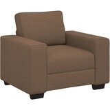  3-dijelni set sofa s jastucima, smeđa tkanina | Shoptok.si
