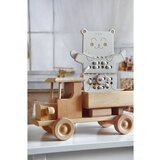 Milin Wooden Lacing Toy Mr. Teddy aktivna igračka 22 cm x 17 cm x 0,7 cm 1 kom | shoptok.hr