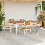  Vrtna stolica 6 pcs Smeđa 56 x 54,5 x 87 cm Čvrsto drvo akacije | shoptok.hr
