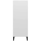  Komoda bela 69,5x32,5x90 cm konstruiran les, (20654196) | Shoptok.si