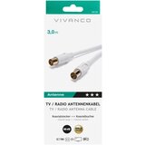 Vivanco antenski kabel bijeli 3m 48128 | shoptok.hr