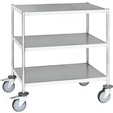 Kongamek Zvarjen nivojski voziček iz nerjavnega jekla, DxŠxV 1075 x 575 x 900 mm, 3 nivoji | Shoptok.si