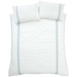 Bianca Bijela pamučna posteljina za bračni krevet/za produženi krevet 260x220 cm Embroidery Leaf – Cijene