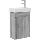vidaXL Kopalniška omarica s tapo Siva Sonoma 40,5 x 22,5 x 62 cm, (5000245514) | Shoptok.si