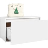  Klupa za hodnik 80 x 40 x 45 cm bijela od konstruiranog drva | shoptok.hr