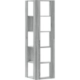  Kutni regal za knjige s 5 razine boja hrasta 50x50x179cm drveni | shoptok.hr