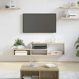  ZidniTVstalak 120x25x28,5cm Konstruirano drvo | shoptok.hr