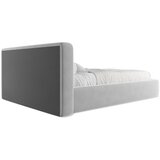 Makamii Siva oblazinjena zakonska postelja s prostorom za shranjevanje z letvenim dnom 140x200 cm Kiana – | Shoptok.si