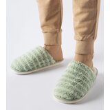 Gemre Green warm striped slippers Agira Cene