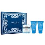Versace Man Eau Fraiche darovni set toaletna voda 50 ml + gel za tuširanje 50 ml + balzam poslije brijanja 50 ml za muškarce | shoptok.hr