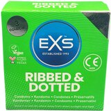 EXS Rebrasti, točkasti i s proširenjem - točkasti kondom (3 kom) | shoptok.hr