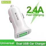 auto punjač 2XUSB 2/4A/ bela