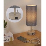  Brilagi - Stona lampa sa USB portom TABLON 1xE27/25W/230V bež/siva | Eponuda.com