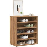 vidaXL Omarica za čevlje artisan hrast 60x35x70 cm inženirski les | Shoptok.si