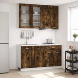  Kuhinjska jedinica LYON 4 pcs Dimljeni hrast Konstruirano drvo | shoptok.hr