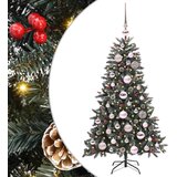 vidaXL Umestno božično drevo med 150 LED Zelena 68 x 68 x 120 cm | Shoptok.si