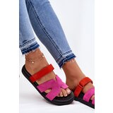 VINCEZA Women's Slippers With Velcro Fuchsia 17401 | Shoptok.si