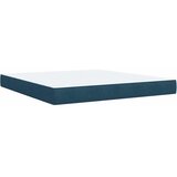 Krevet s oprugama i madracem plavi 180x200 cm baršunasti | shoptok.hr